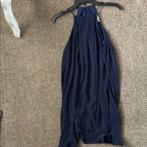 Navy blue shift dress